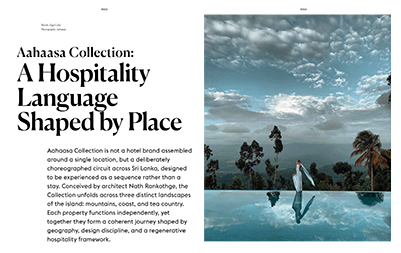 Aahaasa Collection: A Hospitality Language Shaped by Place