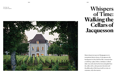 Walking the Cellars of Jacquesson